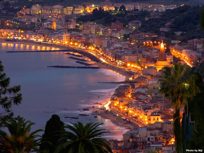 西西里岛夜景 - 卡萨米亚 意大利餐厅